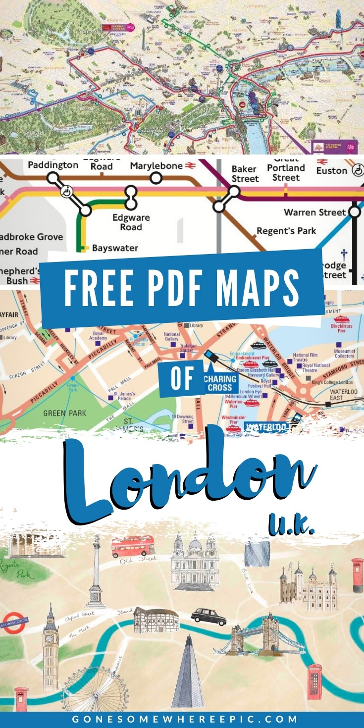 London Maps Free PDF Downloads