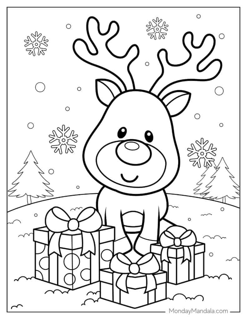 1 000 Christmas Coloring Pages Free PDF Printables 