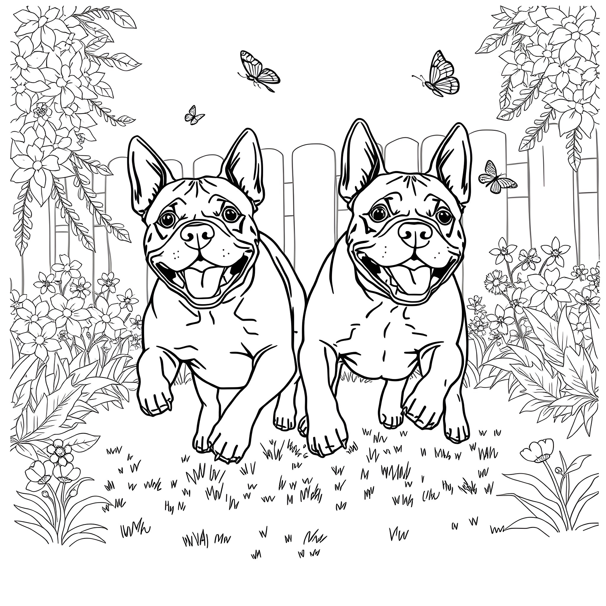 1 Best Pit Bull Coloring Pages Free Printable PDFs 