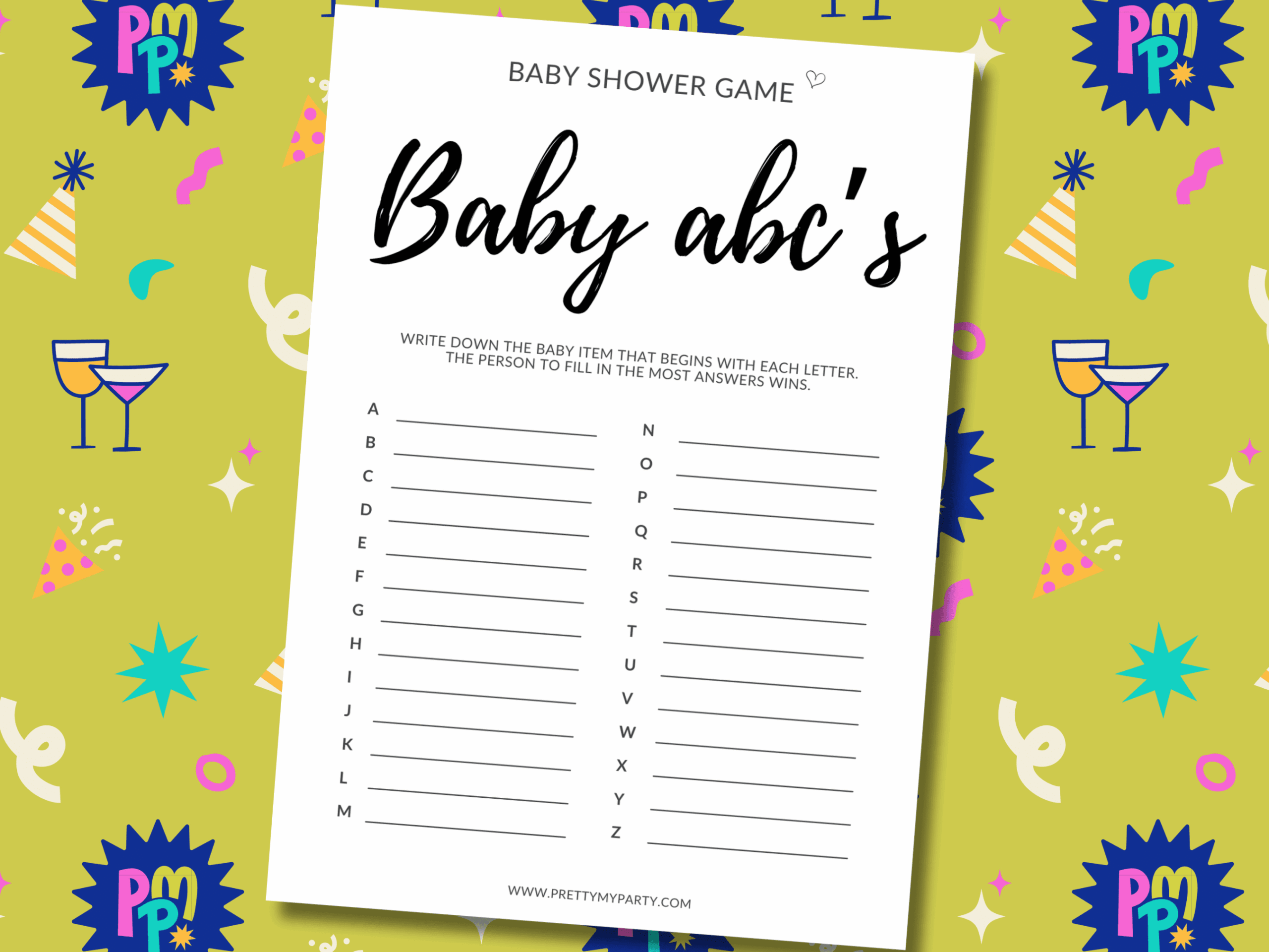 10 Free Printable Baby Shower Games Pretty My Party