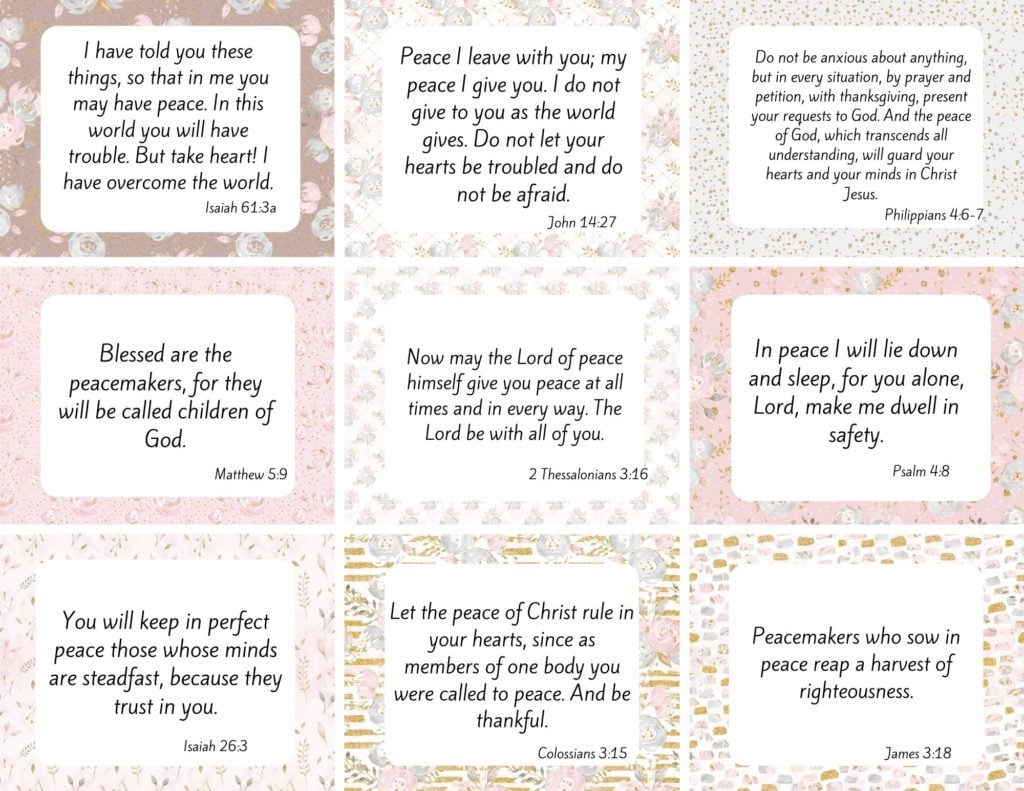 Free Printable Bible Memory Verse Cards