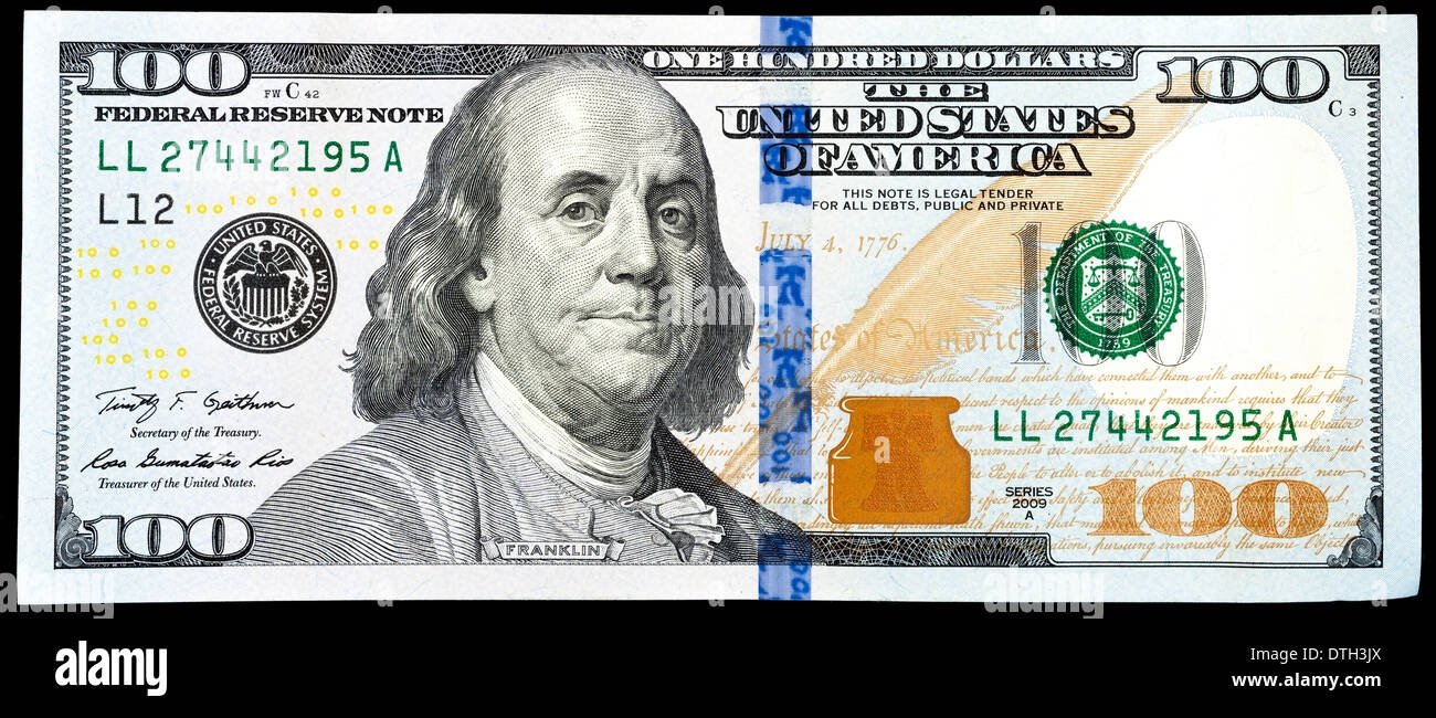 100 Dollar Bill Back Hi res Stock Photography And Images Alamy