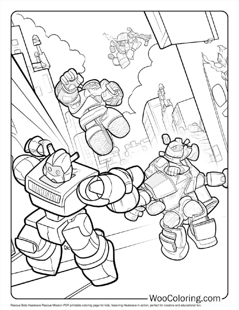 100 Rescue Bots Coloring Pages Free PDF To Print Woo Coloring