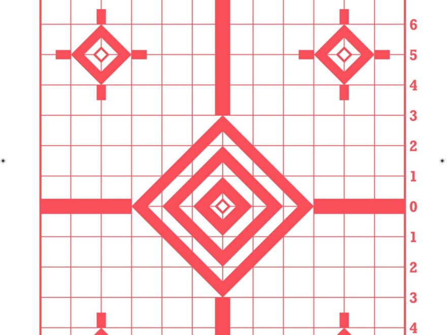 100 Yd Rifle Target 82030 GunFun Targets Inc