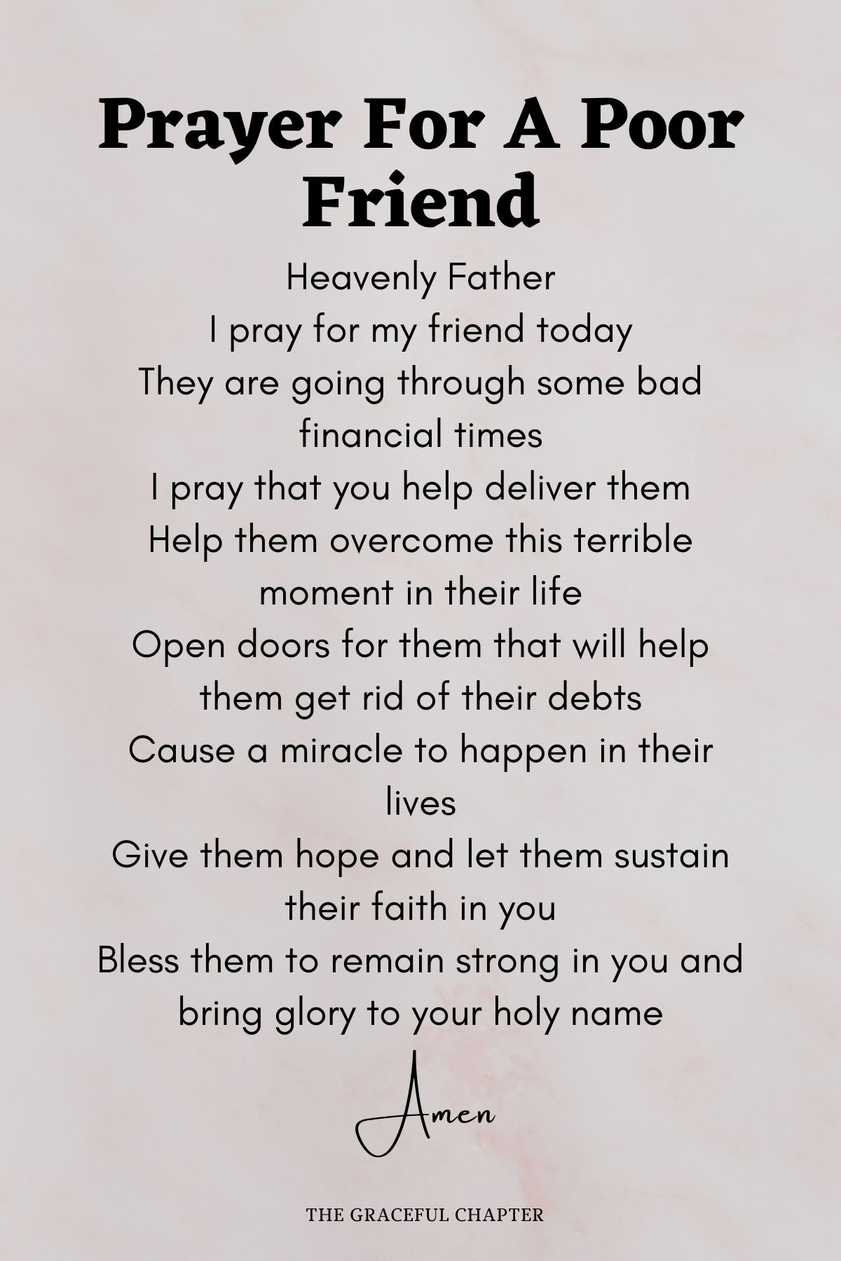 12 Prayers For Friends The Graceful Chapter