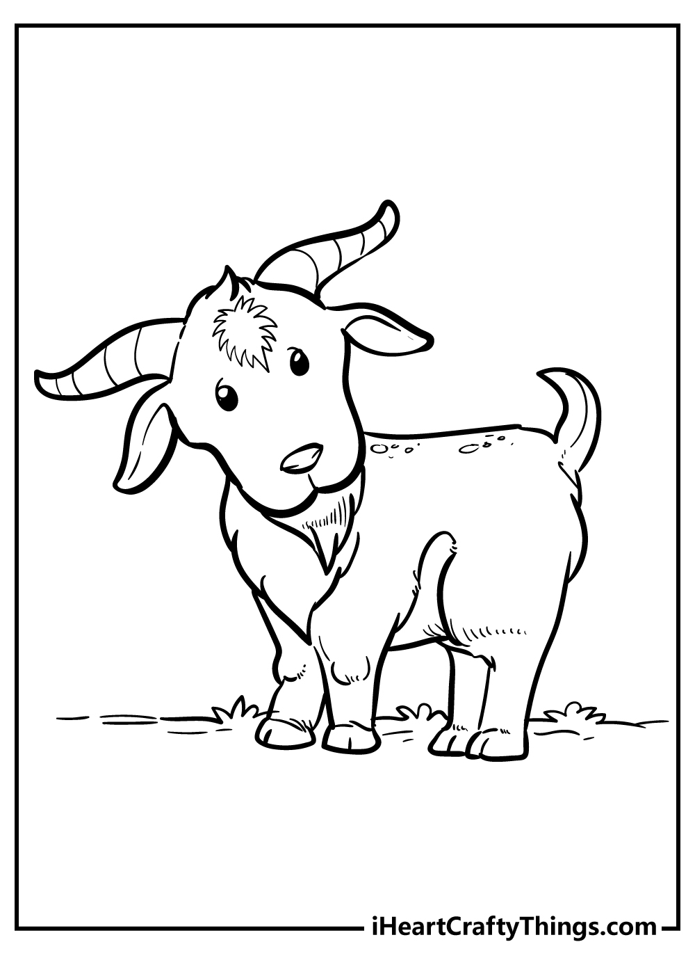 15 Goat Coloring Pages 100 Free Printables 