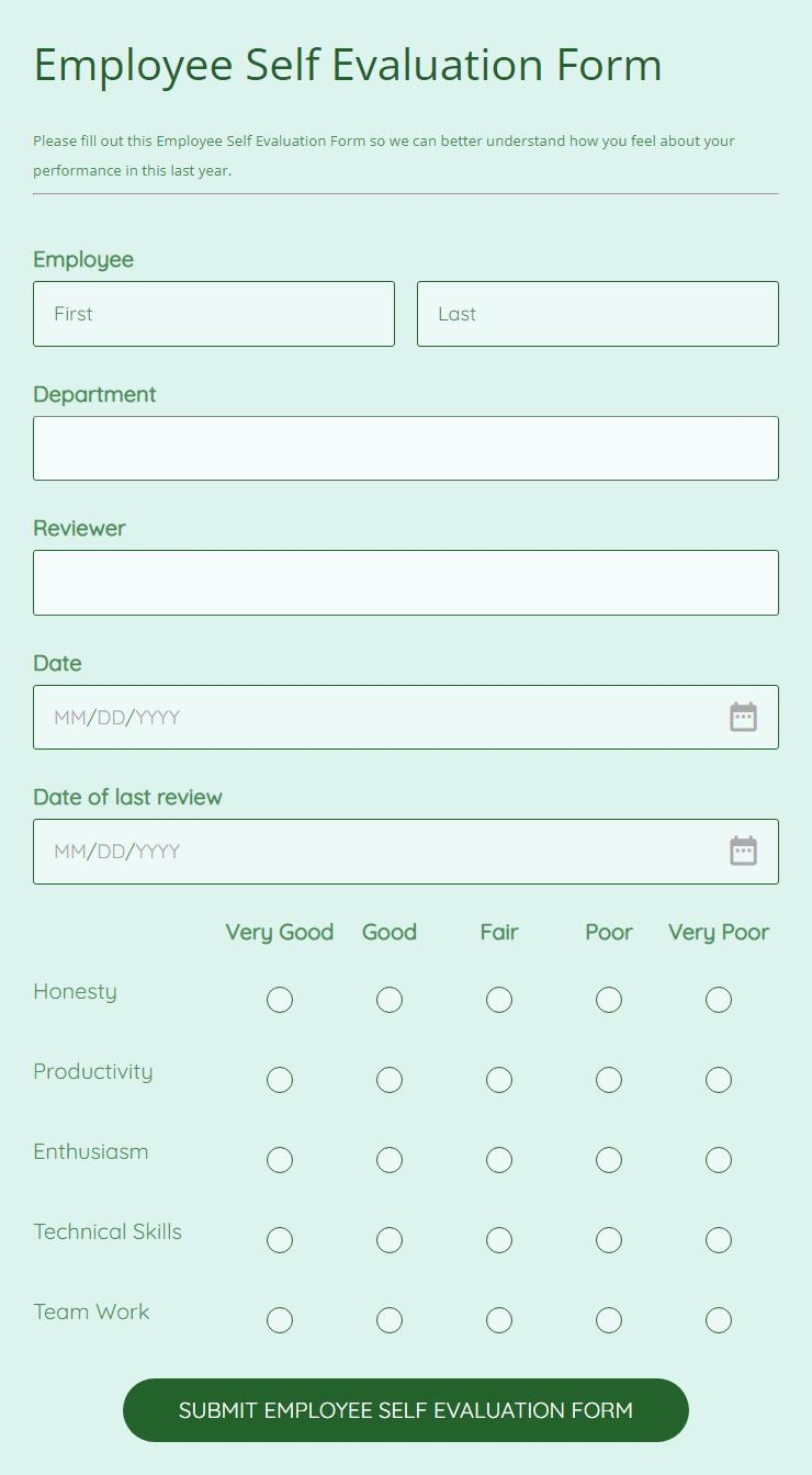159 Free Evaluation Forms