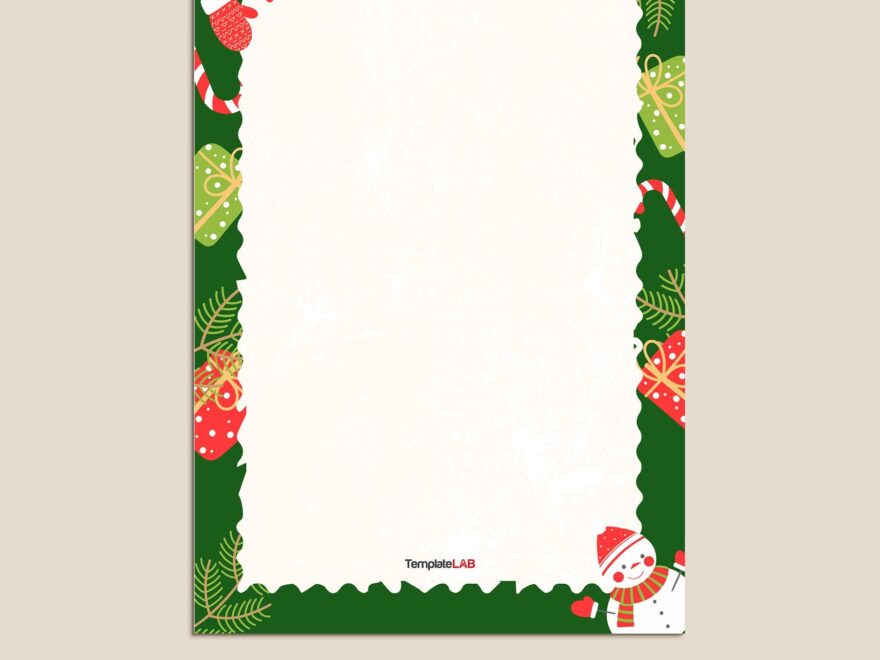 18 Free Christmas Borders Word Photoshop PowerPoint