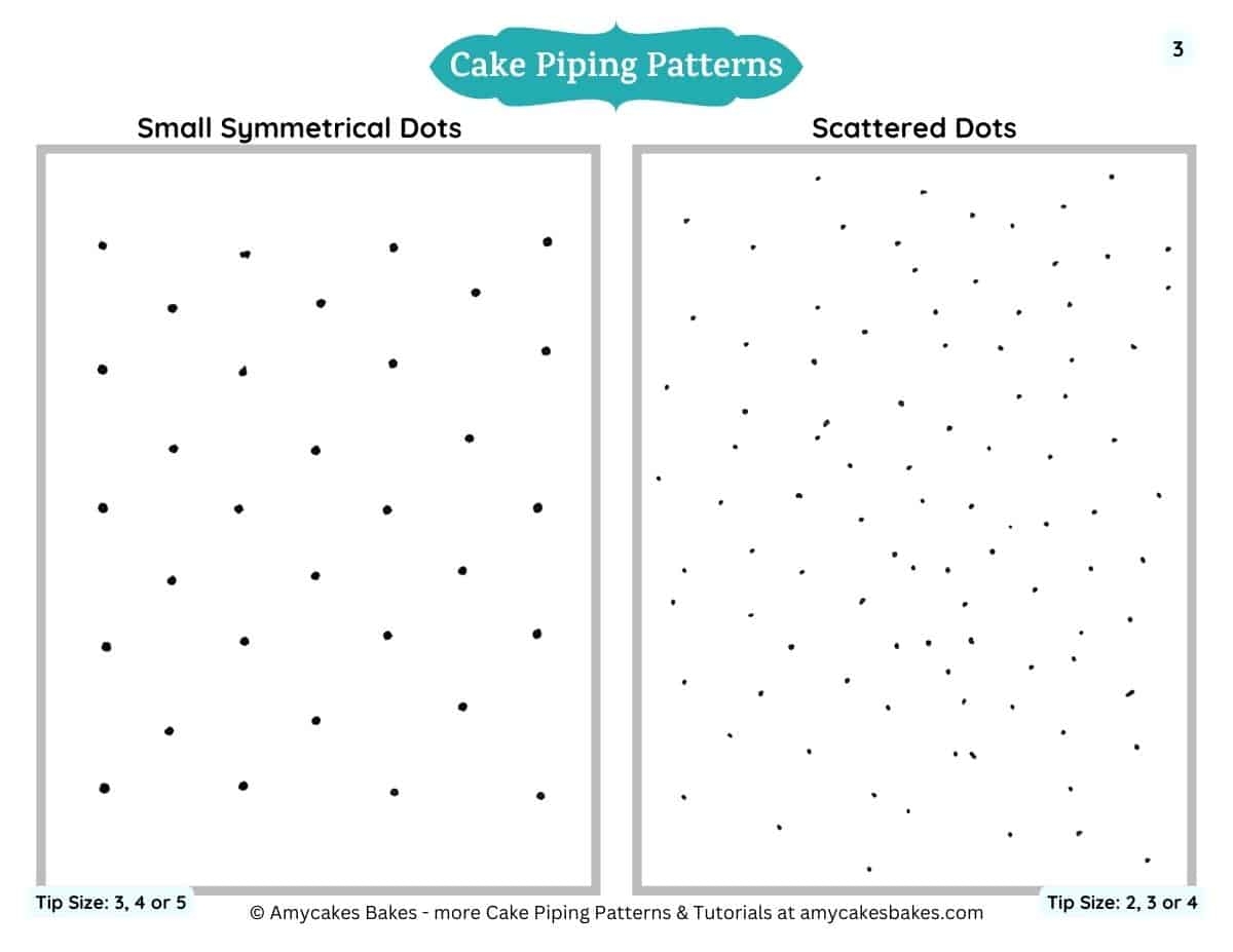 18 Pro Cake Decorating Piping Patterns Free Practice Templates