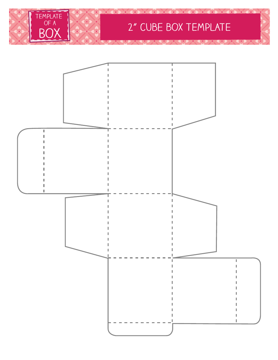 2 Cube Box Template Download Printable PDF Templateroller