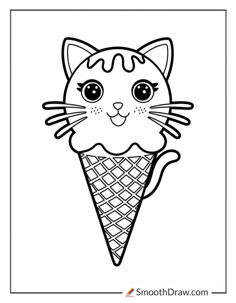 20 Ice Cream Coloring Pages Free Printables Smooth Draw