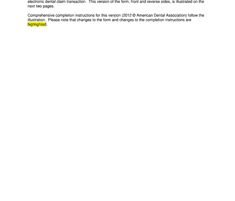 2012 2025 ADA Dental Claim Form Fill Online Printable Fillable Blank PdfFiller