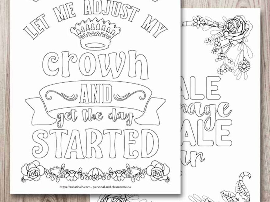 21 FREE Inspirational Coloring Pages for When You re Having A Tough Day The Artisan Life