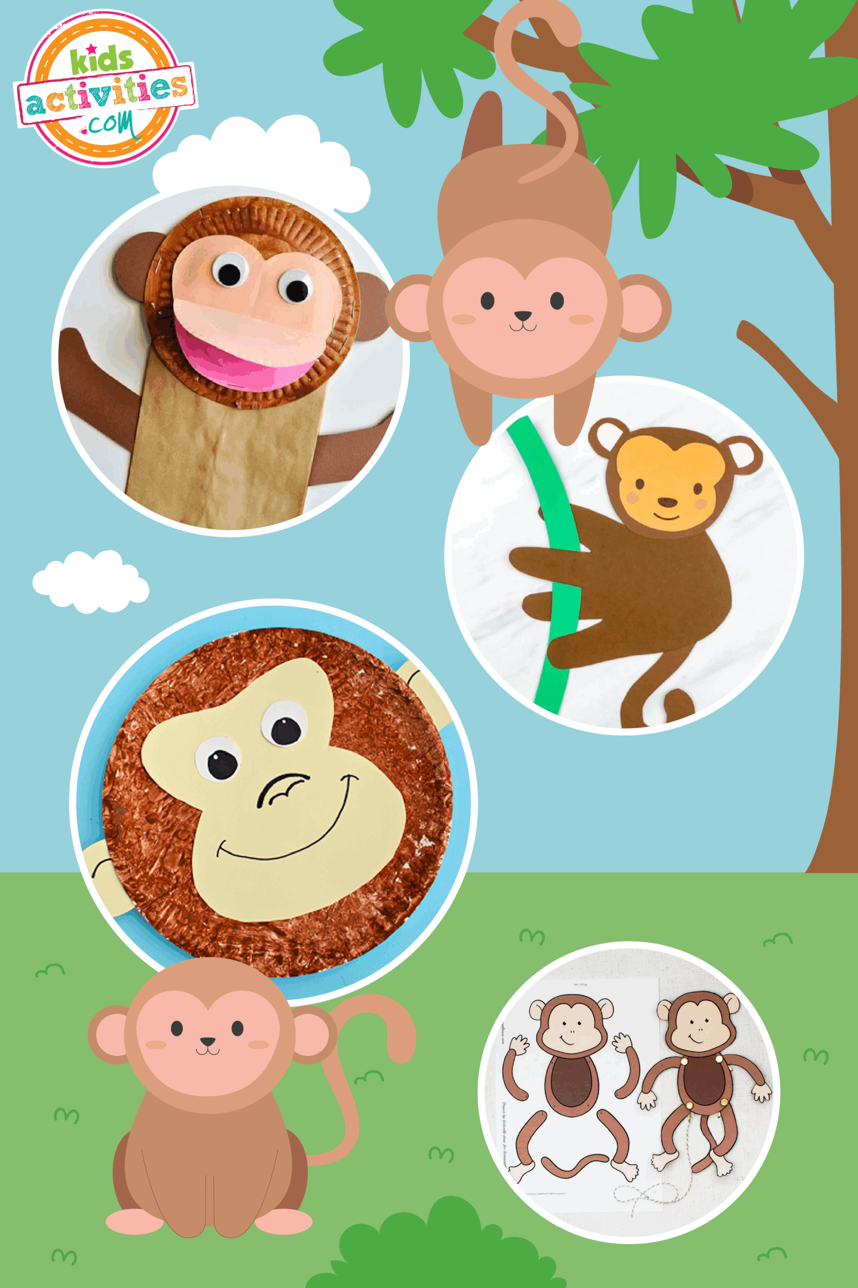 22 Monkey Activities For Preschoolers Kids Activities Blog
