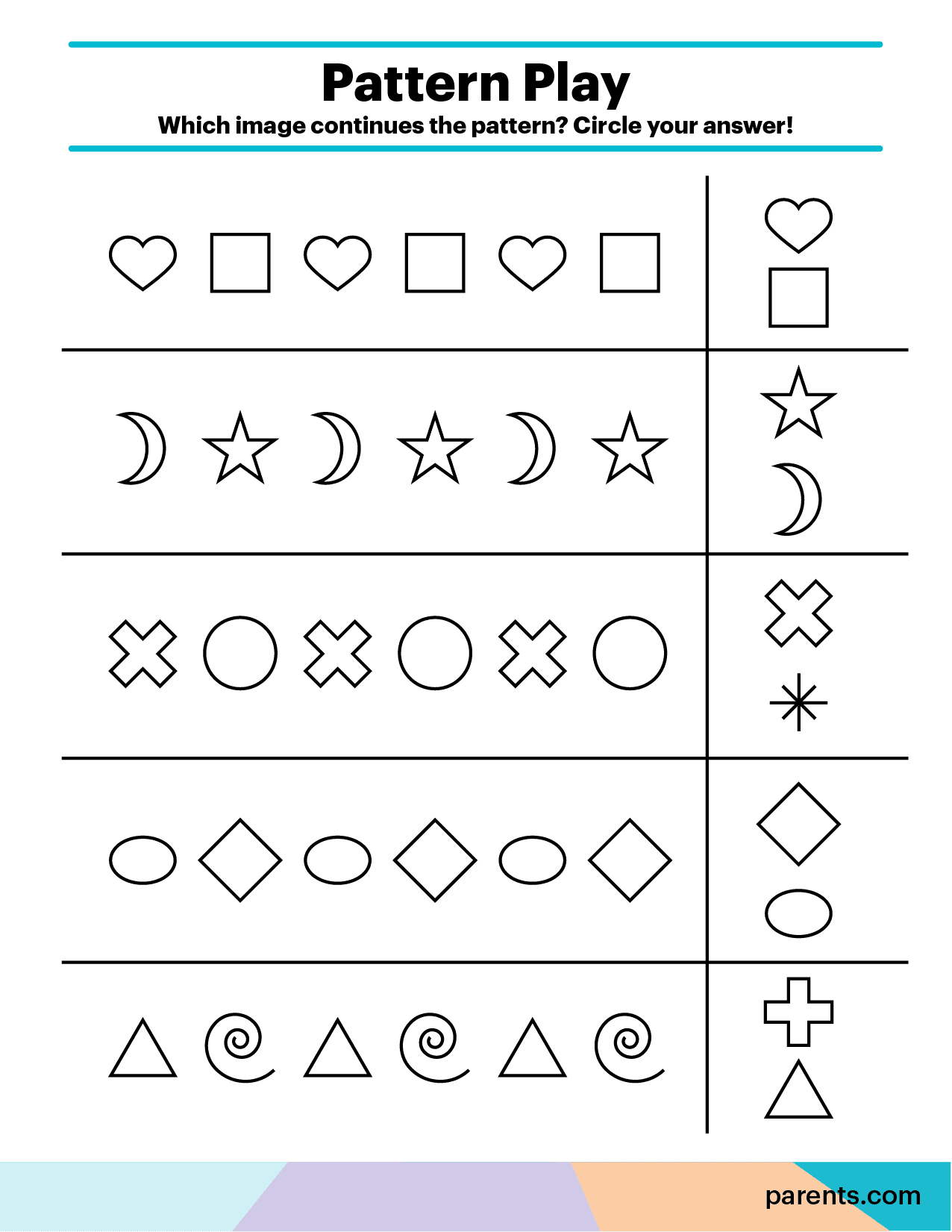 Printable Worksheets For 4 Year Olds
