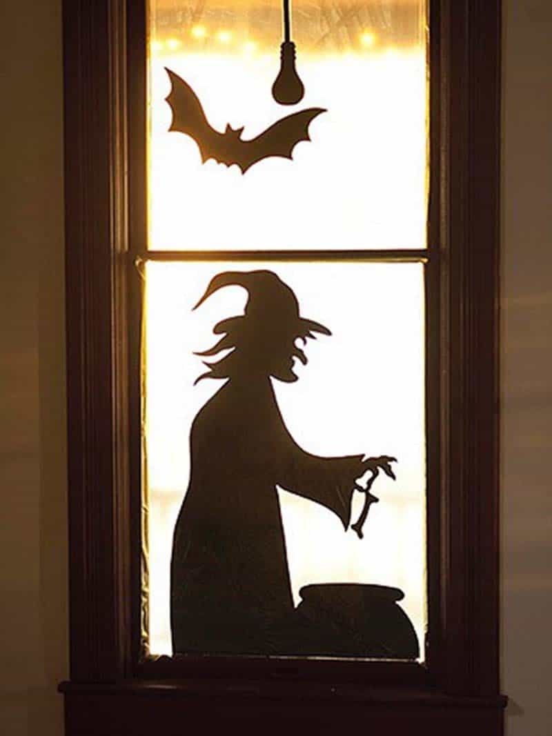 Free Printable Halloween Window Silhouettes