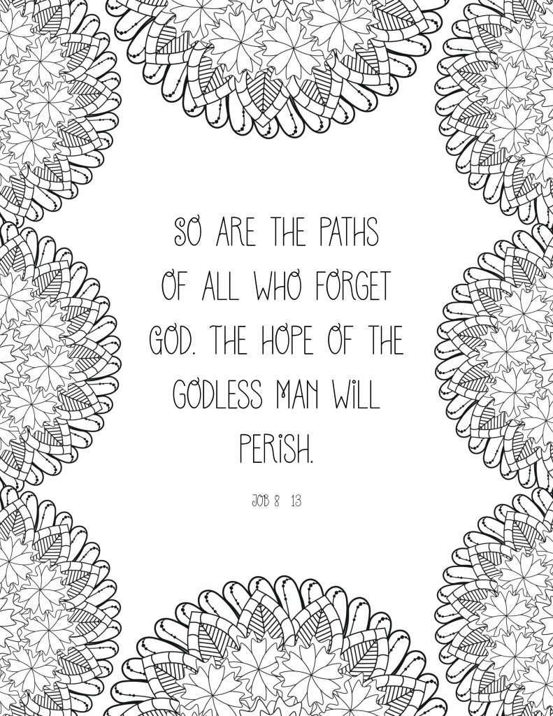 30 Printable Bible Verse Coloring Pages On Hope My Printable Faith
