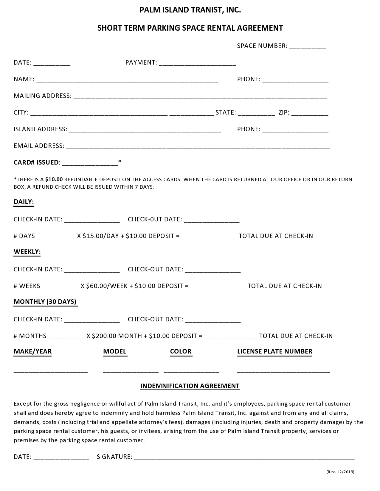 30 Simple One Page Rental Agreements Word TemplateArchive