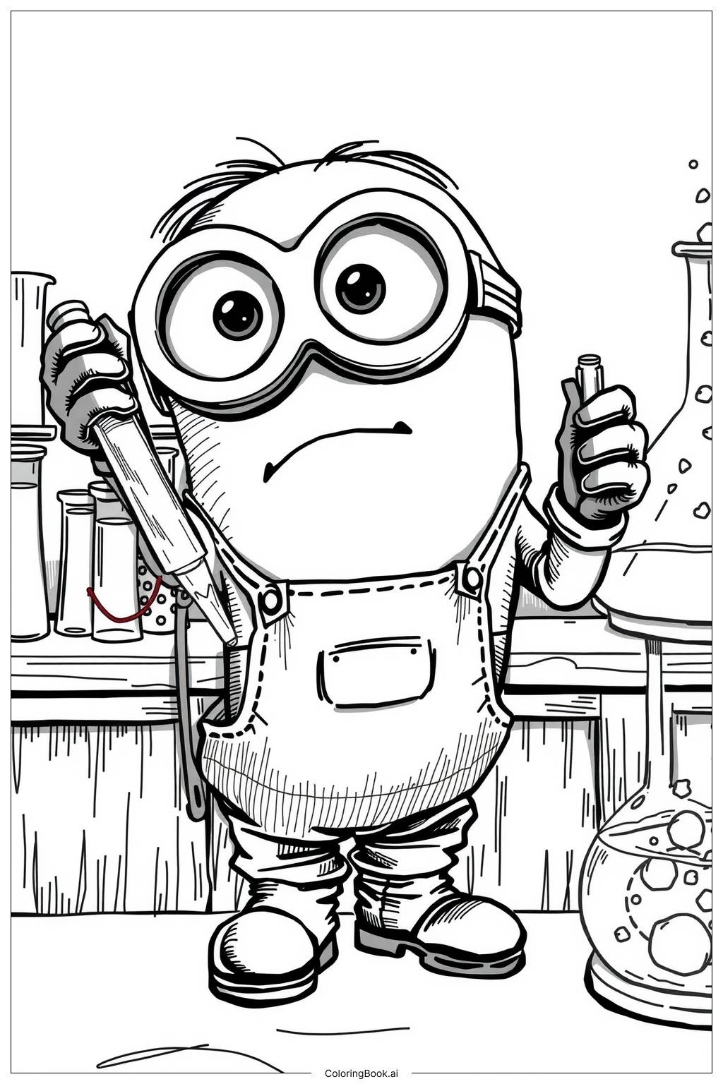 33 Minion Coloring Pages Free PDF PNG Printables 