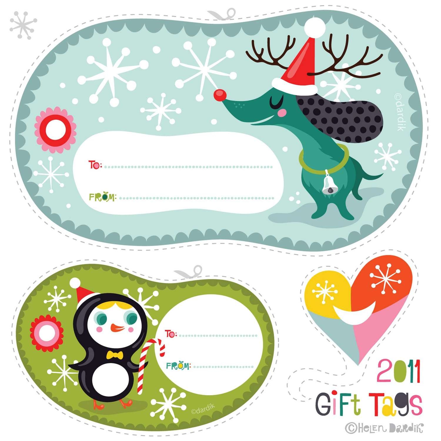 34 Sets Of Free Printable Christmas Gift Tags
