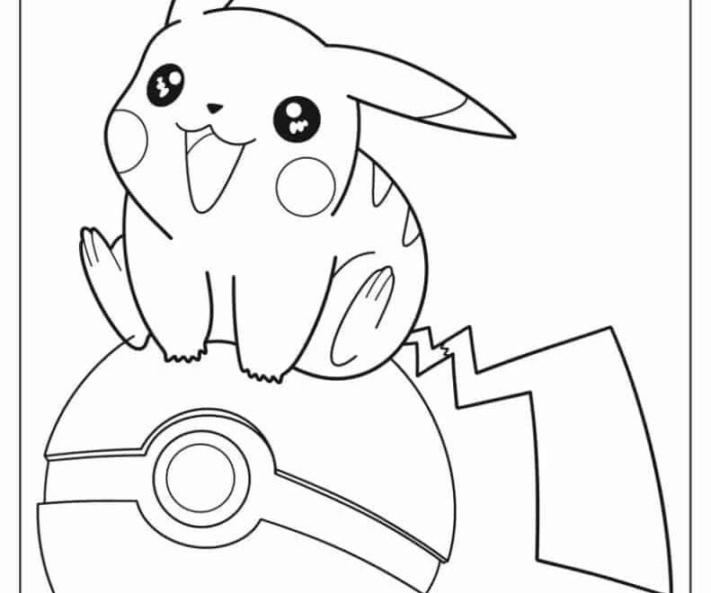 38 Pikachu Coloring Pages Free PDF Printables