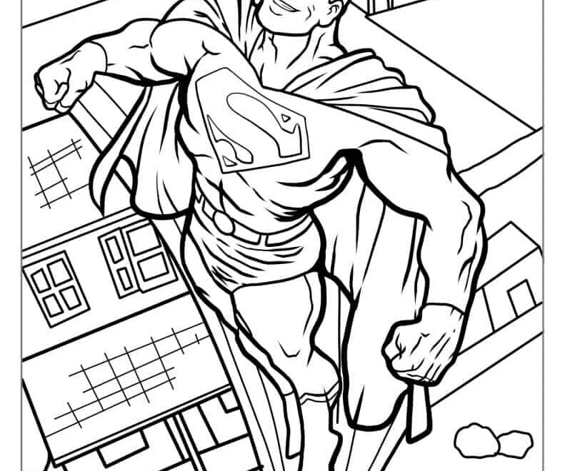 38 Superman Coloring Pages Free PDF Printables