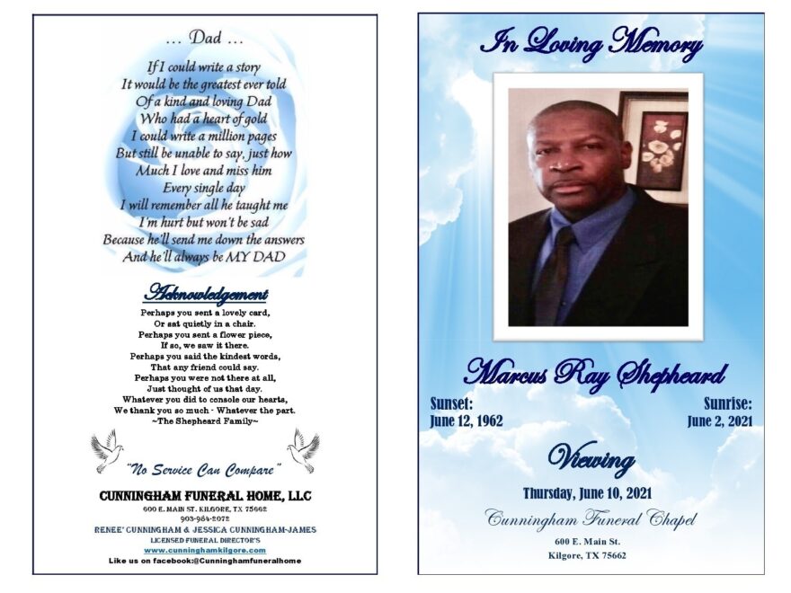 40 Printable Memorial Card Templates In Loving Memory