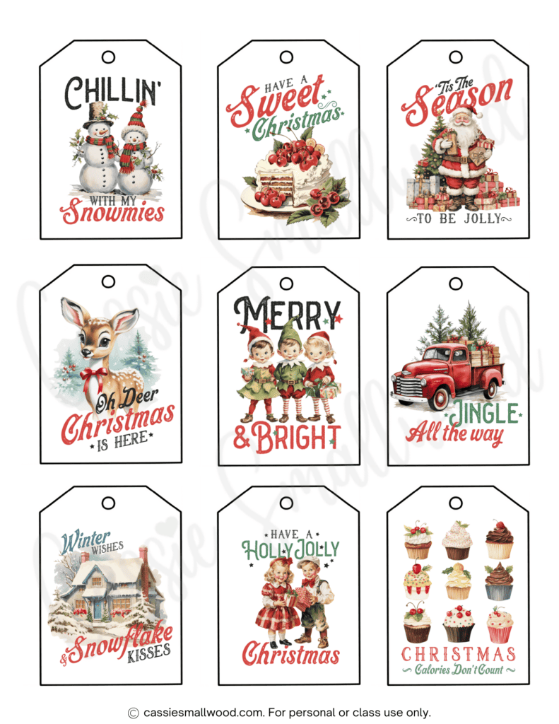 Free Printable Christmas Present Gift Tags