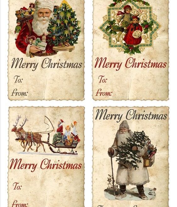 47 Free Printable Christmas Gift Tags That You Can Edit And Personalize Instantly MoneyPantry Free Christmas Printables Free Printable Christmas Gift Tags Christmas Tags Printable
