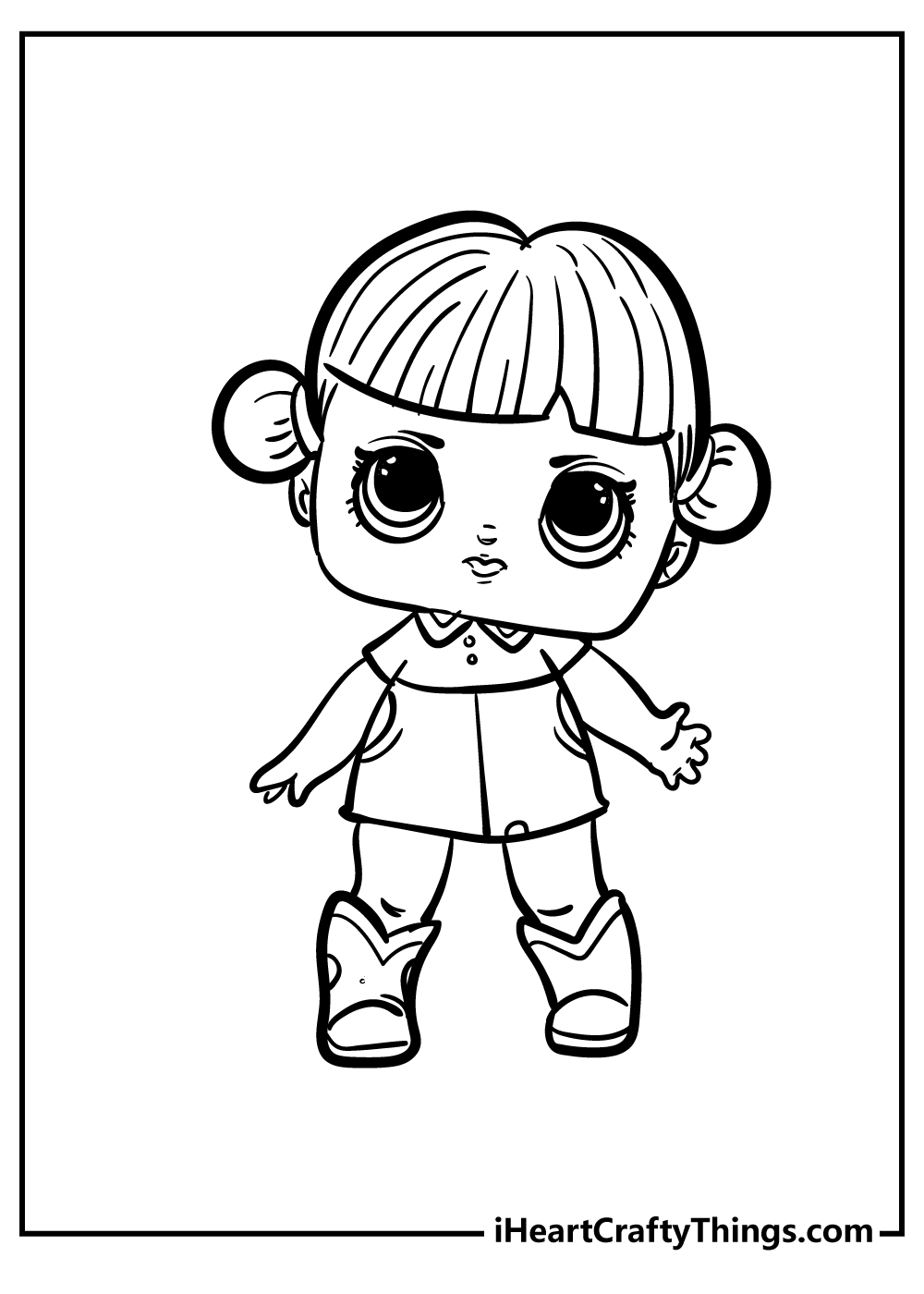 Free Printable Lol Surprise Dolls Coloring Pages