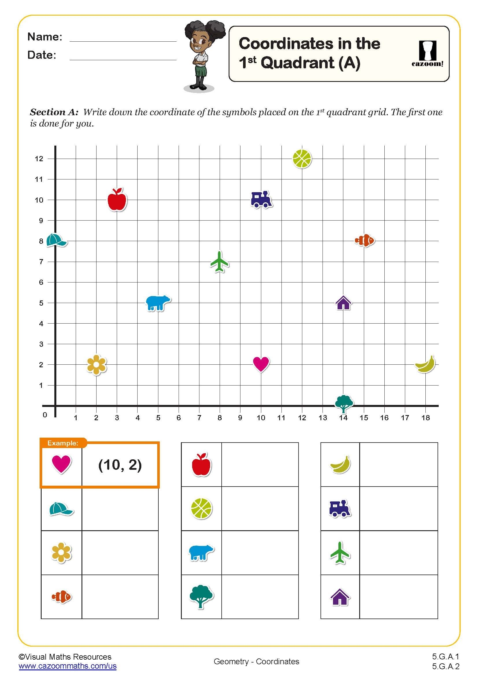 5Th Grade Common Core Standards Printable