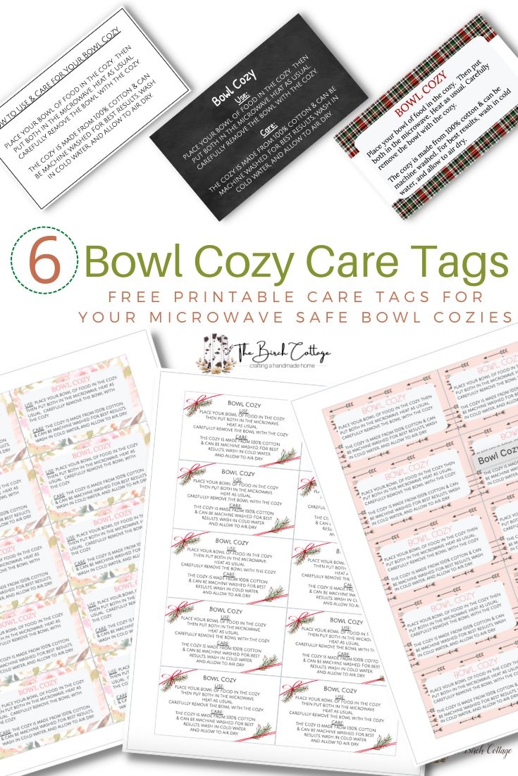 6 Printable Bowl Cozy Care Tags The Birch Cottage