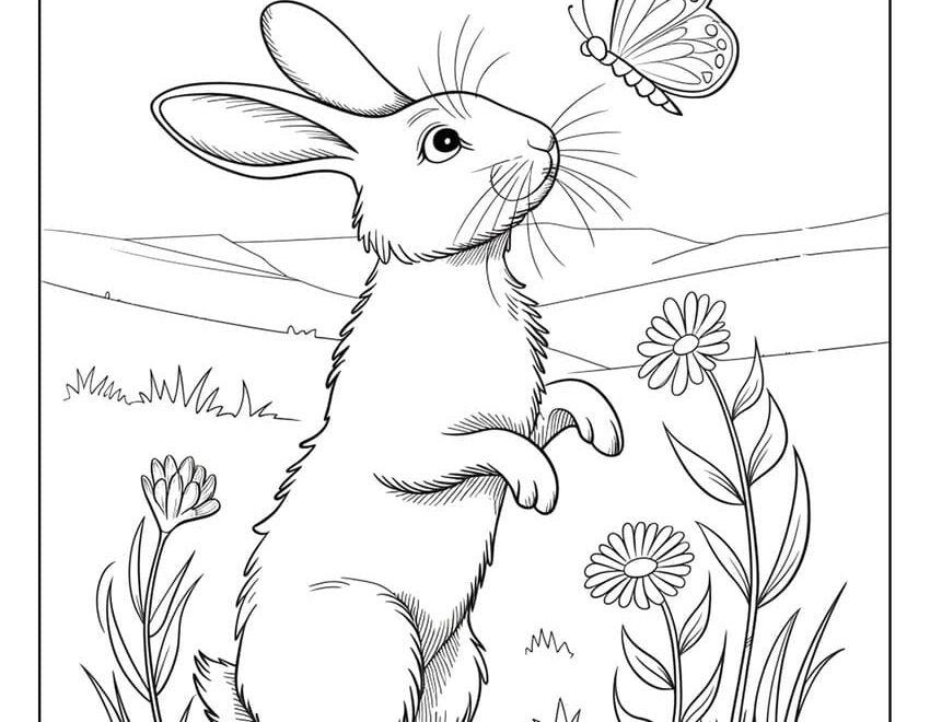 60 Bunny Coloring Pages Free Printables For All Ages