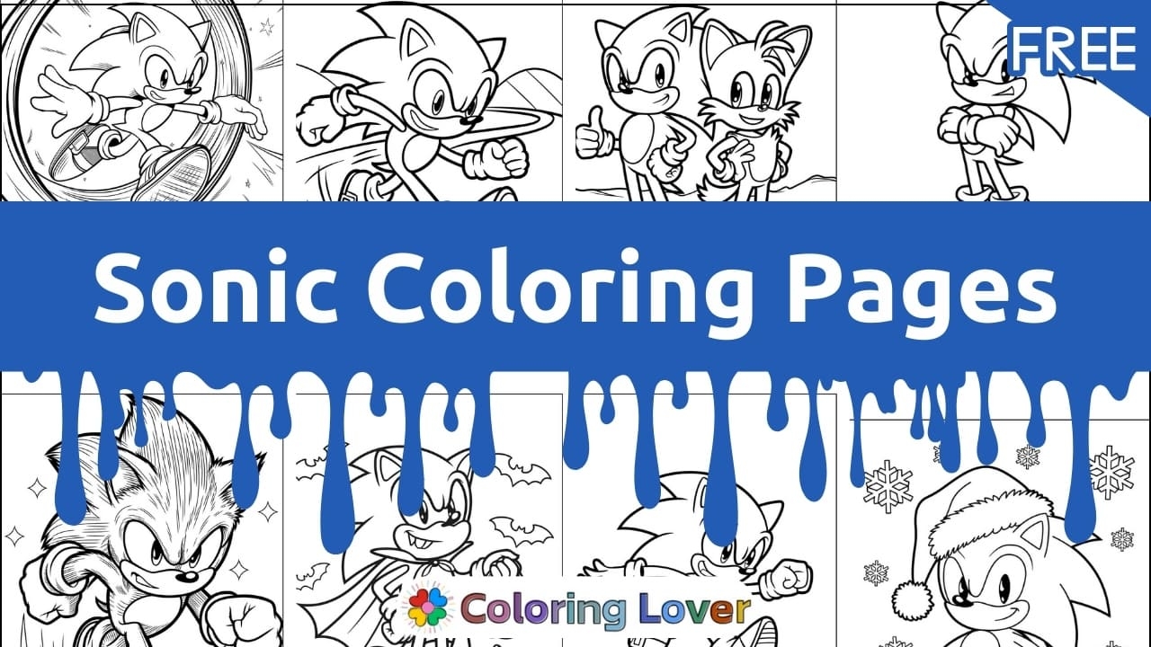 64 Sonic Coloring Pages Free Printables For All Ages 