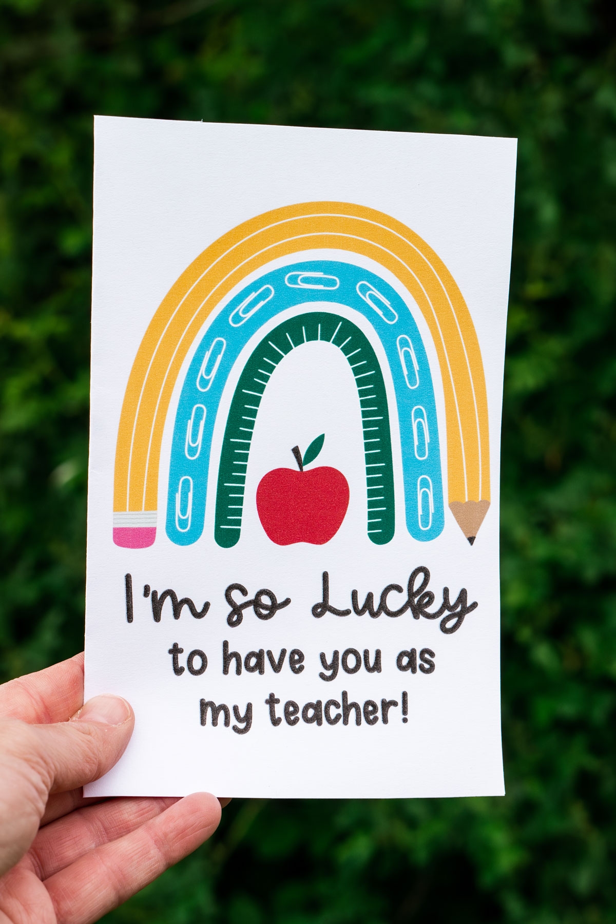 Free Printable Thank You Cards For Teachers