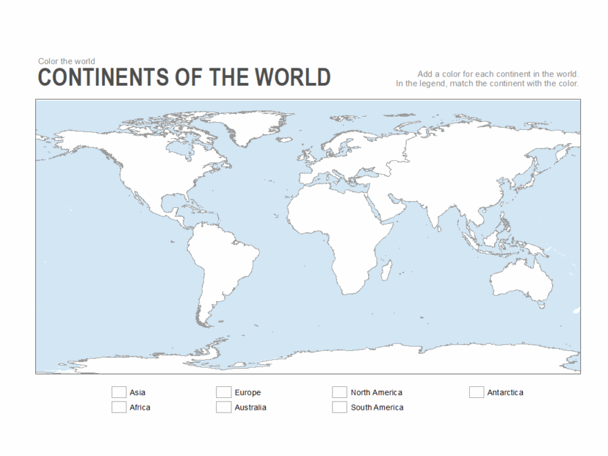 7 Printable Blank Maps For Coloring ALL ESL