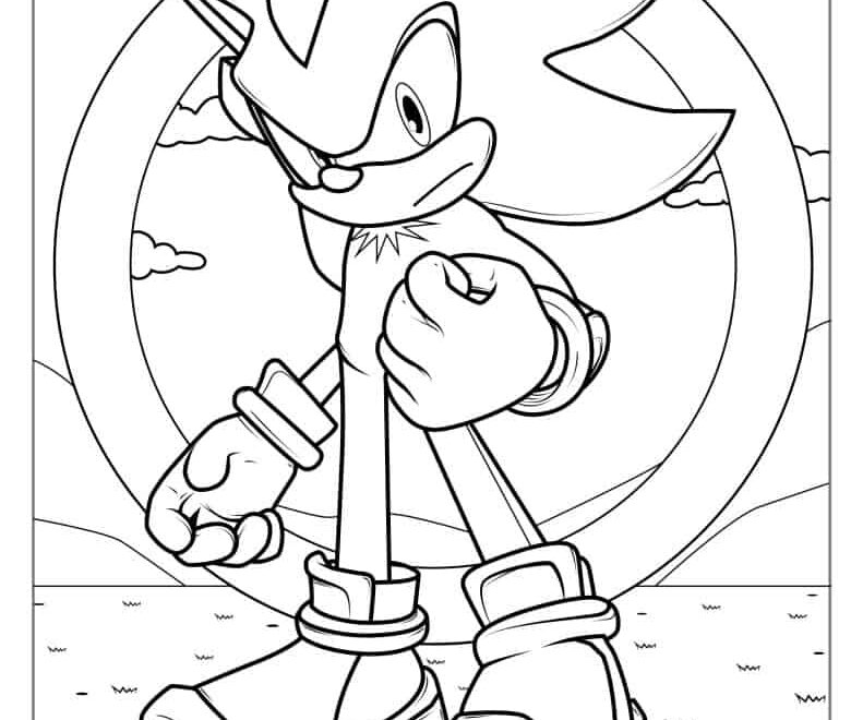 72 Sonic Coloring Pages Free PDF Printables