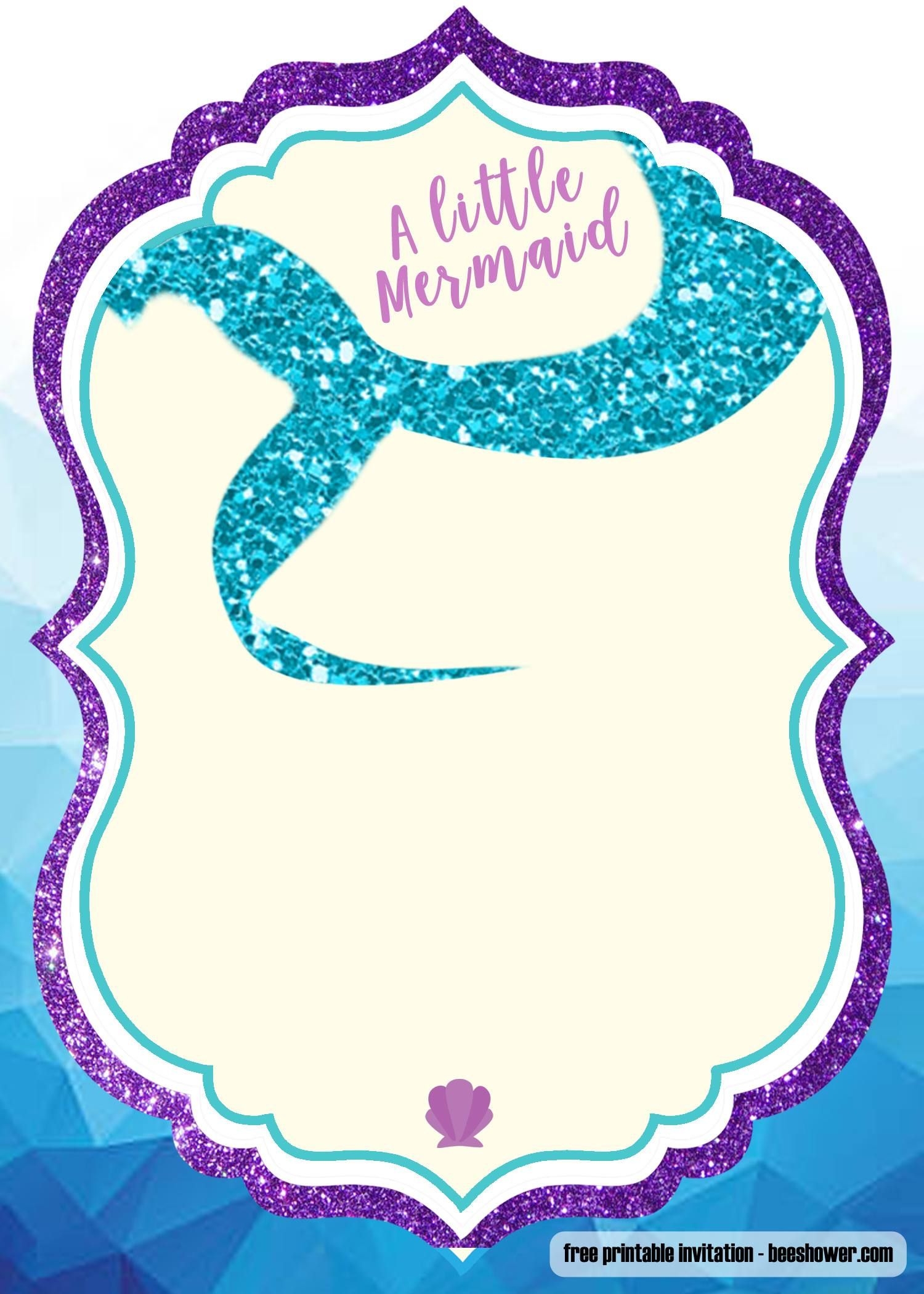 9 Mermaid Birthday Party Invitations Ideas Mermaid Birthday Party Invitations Invitations Mermaid Birthday