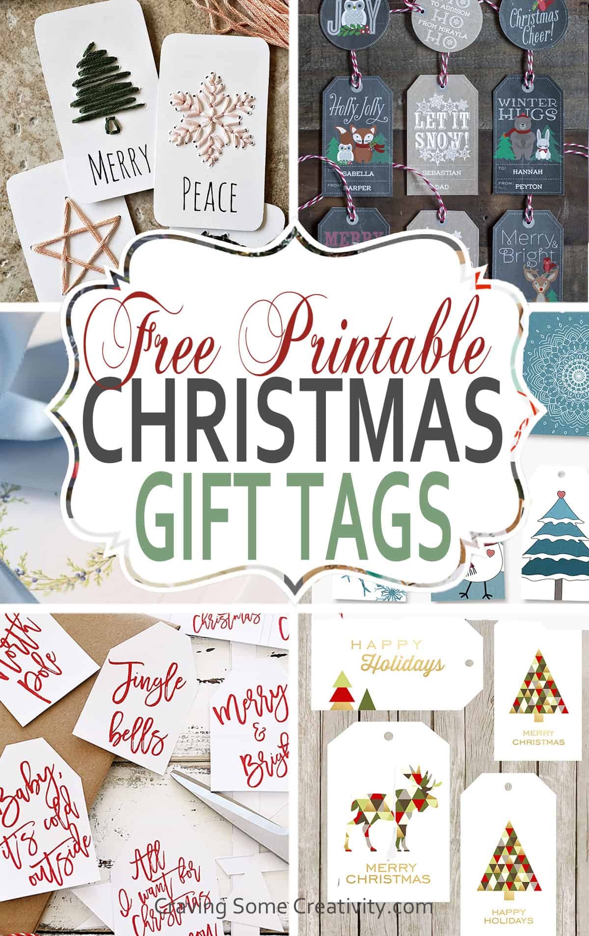 Christmas Gift Tag Printables Free