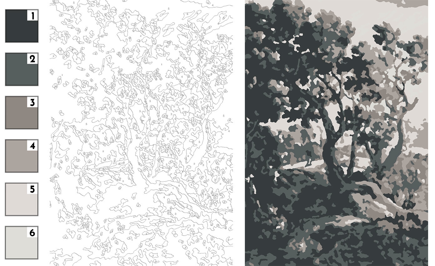 Printable Paint By Numbers For Adults