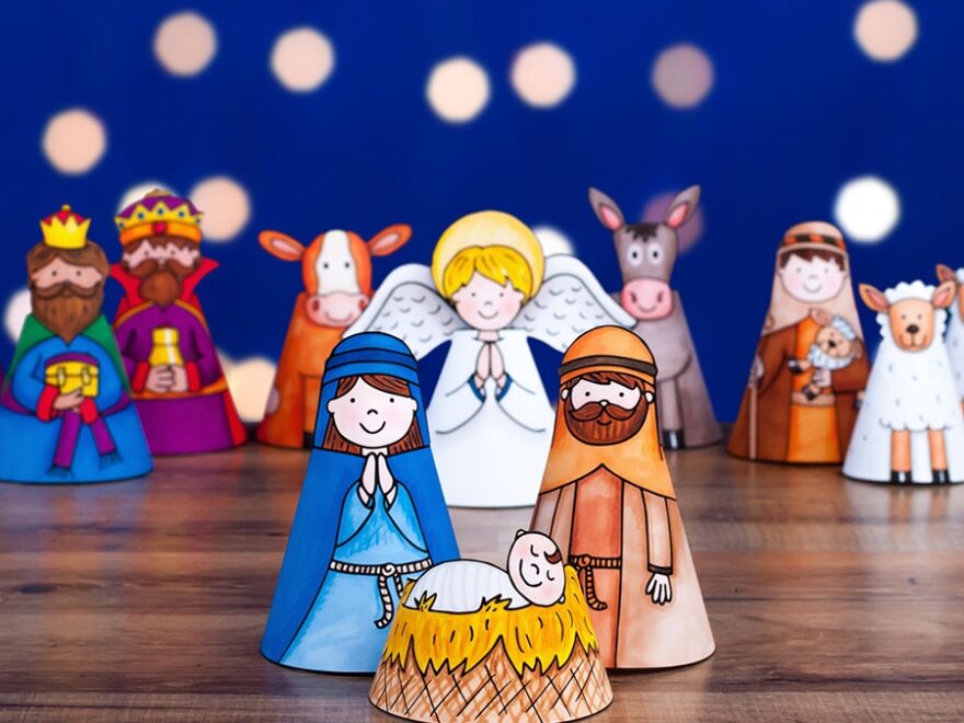 A Printable Nativity Scene Craft Your Kids Will Love To Make