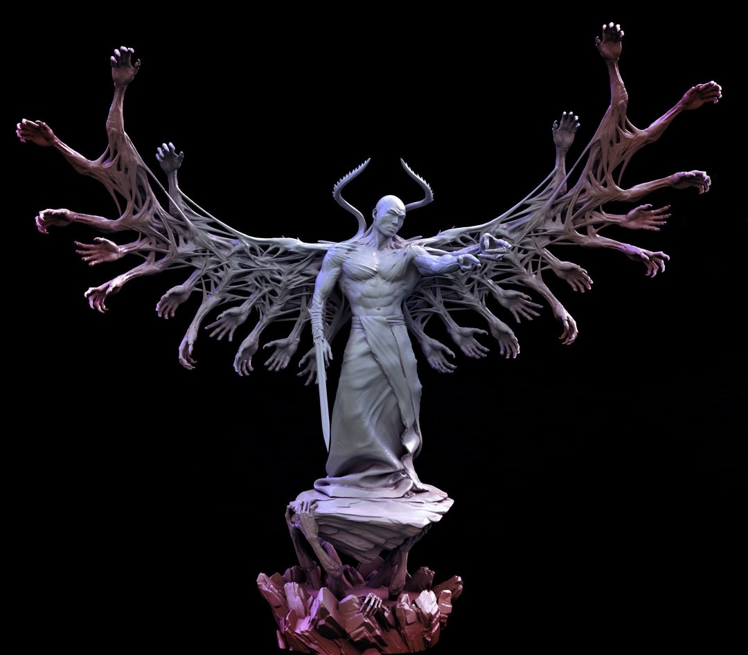 Afflicted Celestial Mini Monster Mayhem The Light Corrupt RESIN Fantasy DnD RPG Tabletop Gaming Miniatures Etsy de