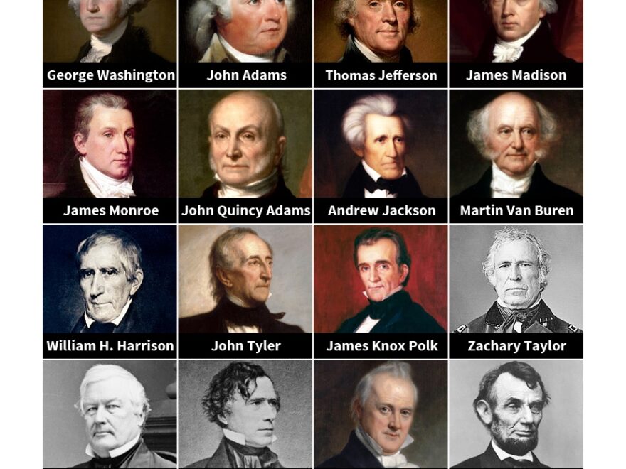 All US Presidents In Order Pictures And Names Memozor