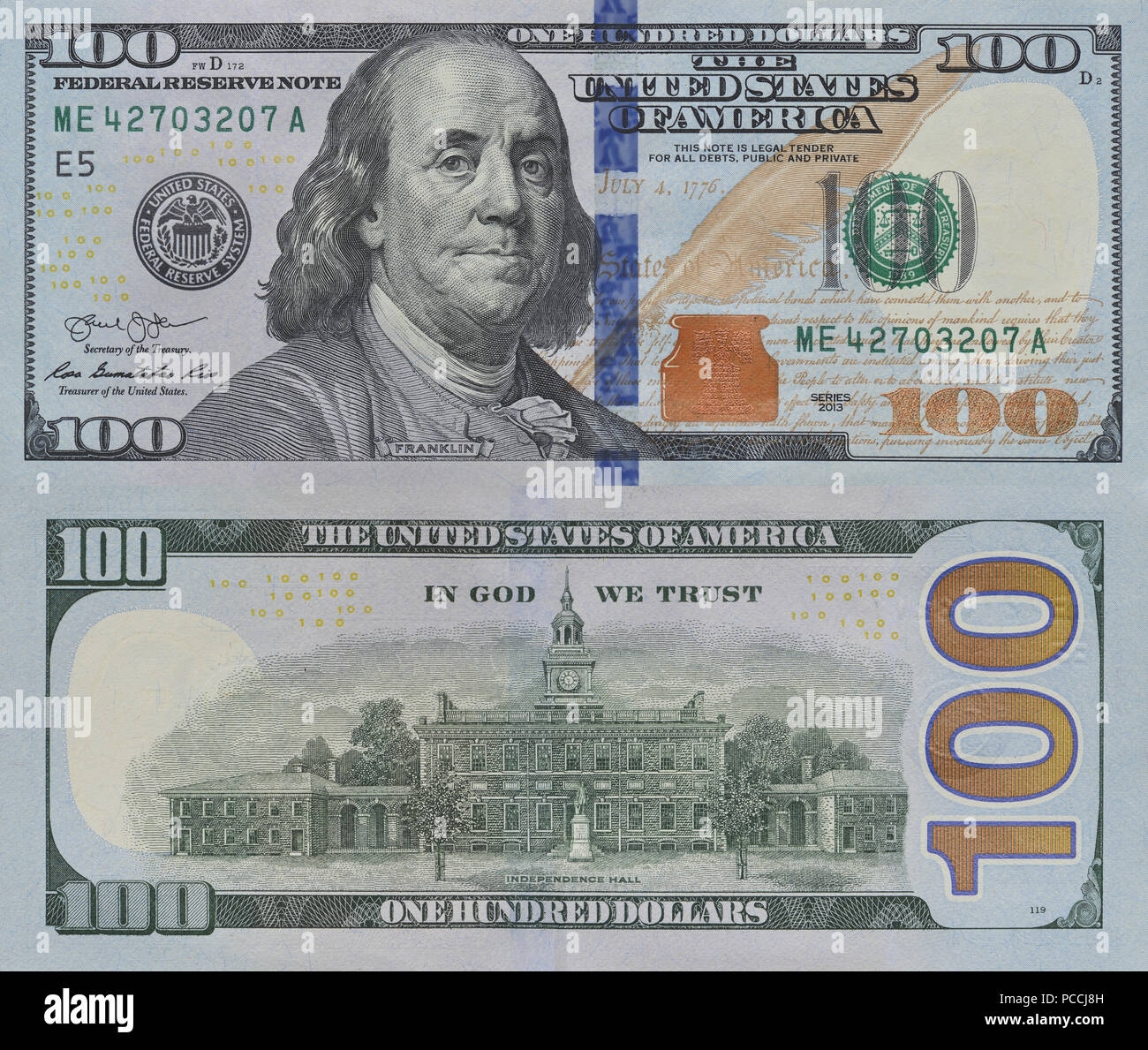 American 100 Dollar Bill Hi res Stock Photography And Images Alamy