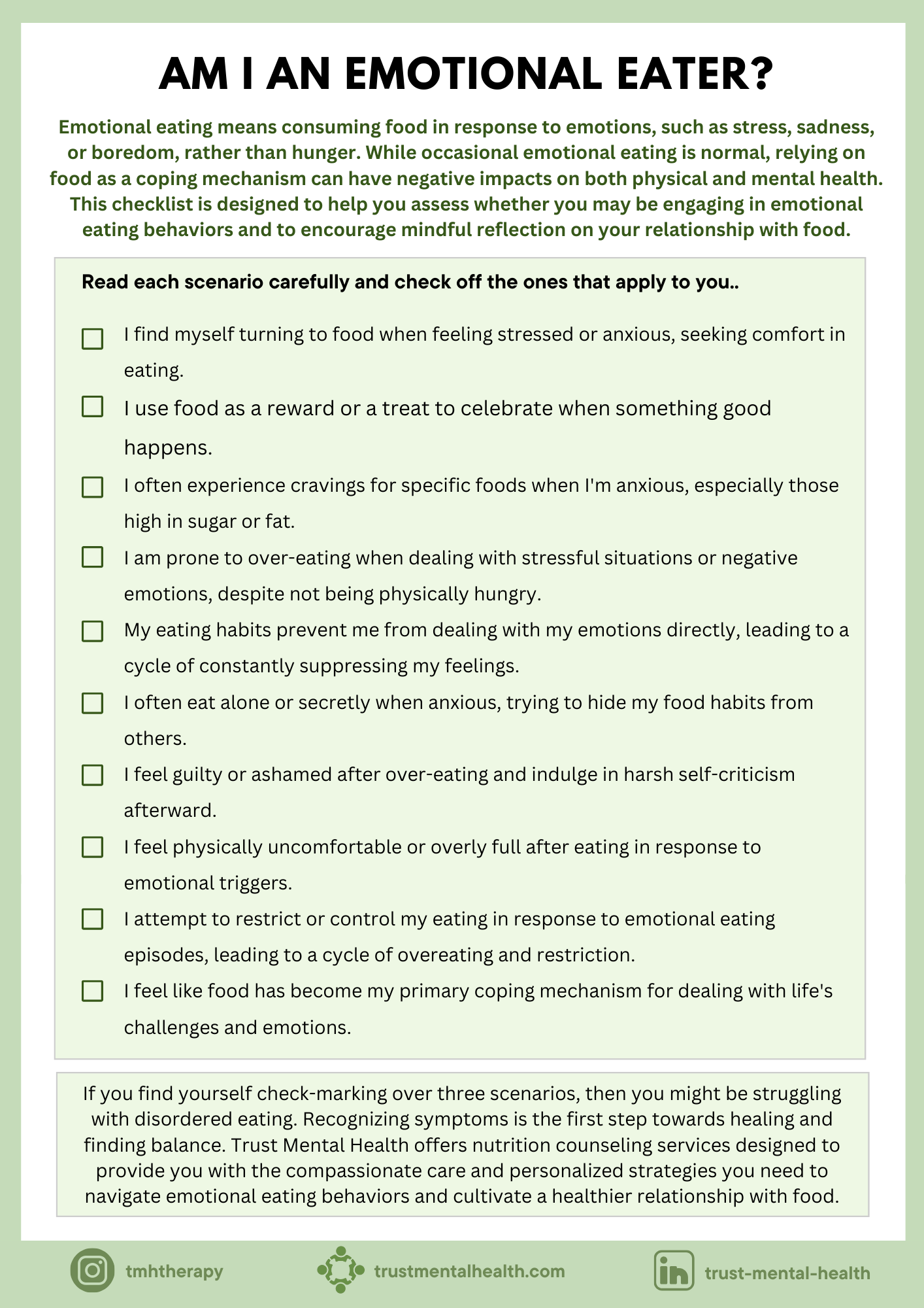 Anxiety And Depression Worksheets Trust Mental Health