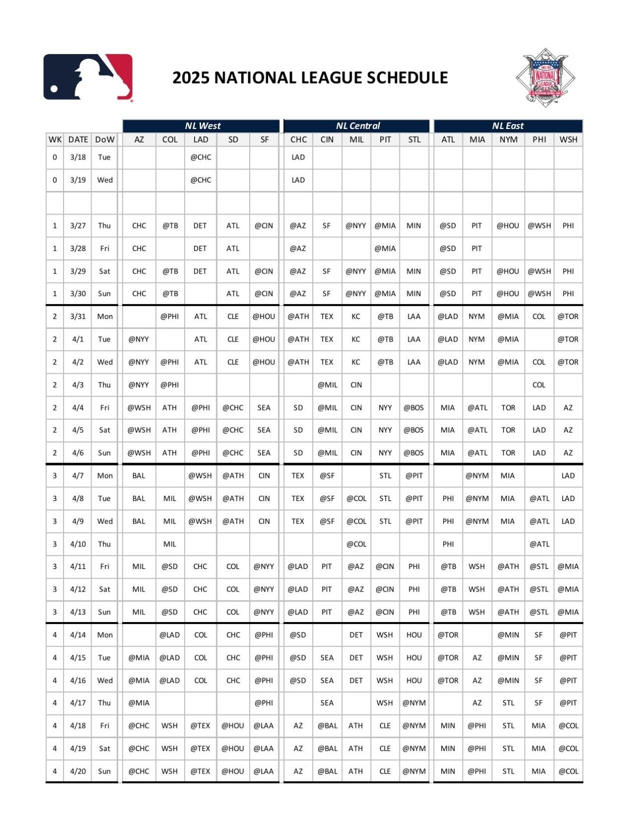 Arizona Diamondbacks Announce Their 2025 Schedule News Kvoa