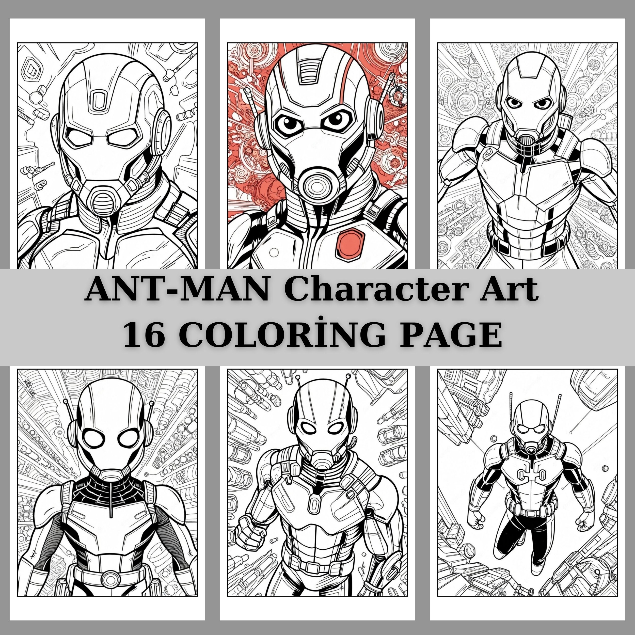 Ant Man Printable Coloring Pages