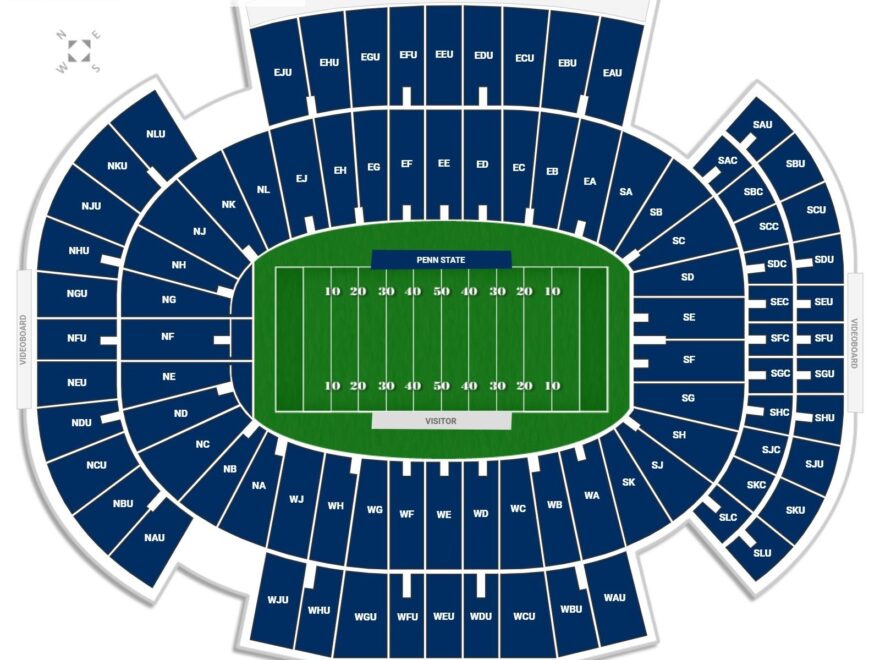 Beaver Stadium Seating Chart RateYourSeats