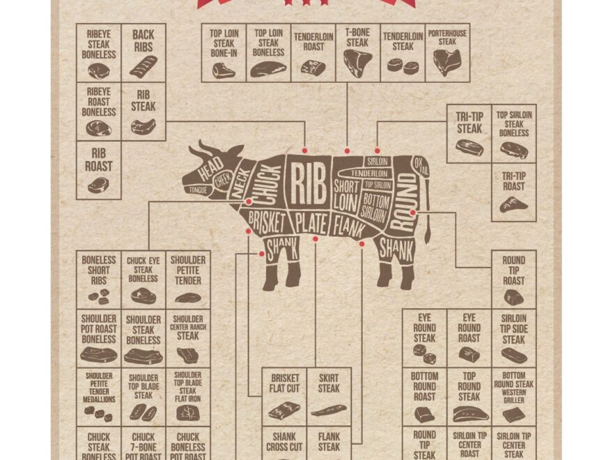 Beef Cuts Chart Types How To Cook Primals More