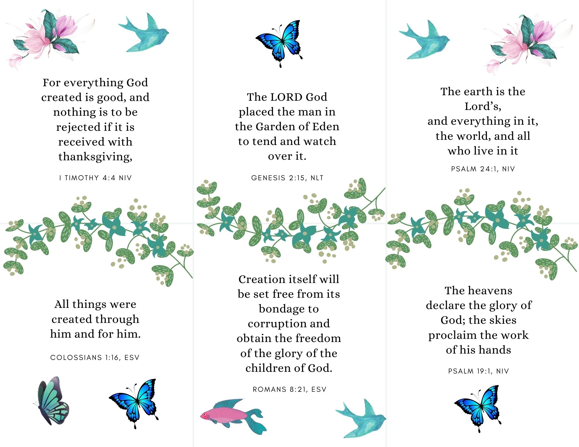 Who Am I Scripture Cards Free Printable